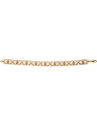 14K Yellow Gold Tri-Color Our Lady of Guadalupe Bracelet
