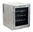 Whynter WC-16S SNO 16 Bottle Wine Cooler, Platinum with Lock
