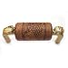 3 CTC Wine Cork Bin Pull - Brass - with Gold Barrels Accents