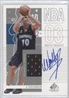 2002-03 SP Game Used Autographed Jerseys #57 - Wally Szczerbiak/100