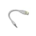 Premium White USB Data / Charging Adapter Adaptor for Apple 2nd Generation Shuffle