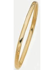 4mm 14k High Polished Bangle Bracelet