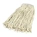 Carlisle 369820B00 Flo-Pac #20 Cotton Narrowband Medium Cut End Wet Mop, 18" Length, Natural (Case of 12)