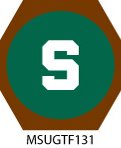 Poker Game Table Cloth Set Michigan State