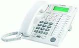Panasonic KX-T7736W 3 Line Backlit Display Speakerphone (White)