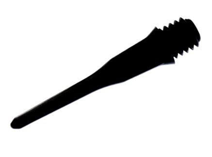Black STRONG L-Style Soft Tip Plastic Short Shortlip Dart Tips - Dart Brokers tips case