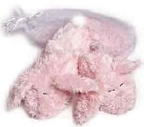 Aromatherapy Herbal Slippers - Warm Whiskers Lavender Heatable Pink Bunny Slippers - Large