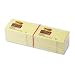 3M Post-it 3 x 5 Inch Canary Yellow Super-Sticky Notes, 90 Sheets 12 Pack (655-12SSCY)