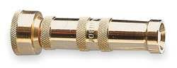 Westward 1HLV6 Adjustable Twist Nozzle, Solid Brass