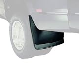 Husky Liners 57301 Custom Molded Black Thermoplastic Rear Mud Guard - Set of 2