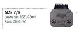 OSTER BLADE SIZE 7/8