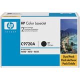 Dual Pk Black Toner Cartridge for Color Laserjet 4600 4650 by Hewlett-Packard