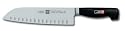 J.A. Henckels Twin Four Star Series 7-Inch Santoku Knife with Hollow Edge