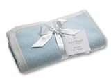 Swaddle Designs Swaddledesigns 100% Cashmere Baby Blanket- with Barely Ivory Trim-Made in USA