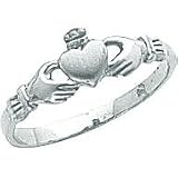 FindingKing提供 Watch & Jewelry Online Shop Ranking 20. 14K White Gold Claddagh Ring Sz 4