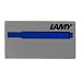 Four packs of Lamy T10 fountain pen ink cartridges, BLUE