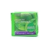 Seventh Generation Chlorine Free Ultra-Thin Pads -- 14 Pads