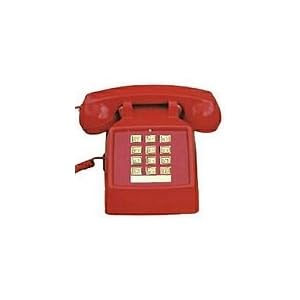 Cortelco Kellogg 2500 Desk Mount Phone With Telephony Cords Rd with Vol Cntrl