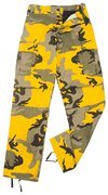 ULTRA FORCE STINGER YELLOW CAMOUFLAGE B.D.U. PANTS - Size M