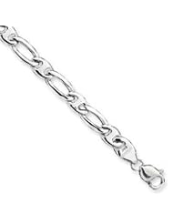 Sterling Silver Fancy Link Bracelet QG696-8.25"