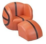 Gift Mark Chair and Ottoman, Basketball