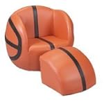 Gift Mark Chair and Ottoman, Basketball