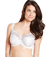 Underwired Maximum Support Embroidered DD-G Bra