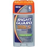 Right Guard Total Defense 5 Powerstripe Anti-Perspirant Deodorant, Fresh Blast, 2.6-Ounce Tube (Pack of 6)