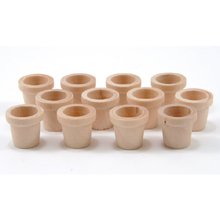 Miniature Wooden Flower Pots