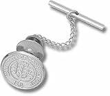 Connecticut Huskies Oakleaf Seal Tie Tac - Sterling Silver Jewelry