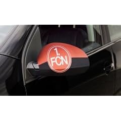 1 Paar mFLAX Aussenspiegelflagge Gr. M 1. FC N�rnberg