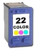 HP - No. 22 Compatible Color Ink Cartridge (c9352a). Compatible HP Models: Deskjet: 3747, 3910, 3915, 3930, 3940, D2330, D2360, F380, Fax 1250, Officejet 4315, PSC: 1410.