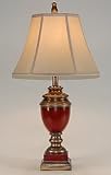 Stylecraft Traditional Classic Red Urn Table Lamp