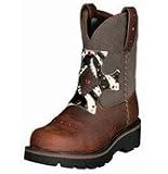 Ariat Womens 8 Gem Baby Knight Western Boots Red Earth & Smoke