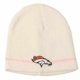 Denver Broncos Ribbed Pink Stripe NFL Beanie