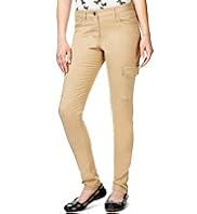 Petite Cotton Rich Skinny Cargo Trousers
