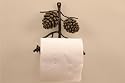 PINECONE LODGE rustic TOILET paper HOLDER Bath NEW