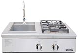 DCS Liberty Natural Gas Side Burner And Sink Unit - Built-In