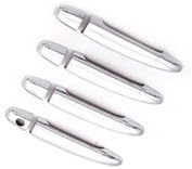 Xtremewarez Chrome Door Handle Cover for Toyota Land Cruiser FJ200 08-12 Models