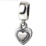 Pandora Damen-Bead  Sterling-Silber 925 Herz an Herz KASI 79373