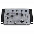 Velleman Table de mixage stereo a 3 canaux + 2 entrees micro - version argentee