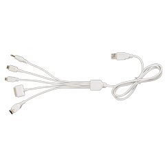 Cover image : 充電やデータ通信のコードの絡みなし！1本で5役！コネクト&チャージ マルチUSB充電ケーブル(PSP、DS Lite、iPod用)