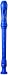 Smart Soprano Recorder HY-26B Blue 3-Piece Baroque Fingering