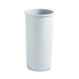 Trash Container, Untouchable, 22 Gallon, Gray, 4/carton, 15.75 diameter RUB354600GY