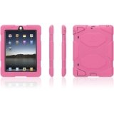 Griffin Survivor Extreme-Duty Military Case for the New iPad 4/3/2, Pink/Black (GB35379)