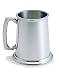Pewter Mug with Glass Bottom for wedding