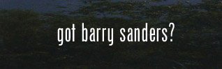 Got barry sanders? Vinyl Decal Stickers