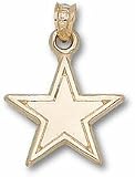 Dallas Cowboys 5/8" "Star" Pendant - Gold Plated Jewelry