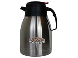 Bergamot CPC460FPE Texas Longhorns Insulated Coffee Carafe 1.5-L.