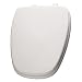 Bemis 1240210000 Eljer Emblem Molded Wood Round Toilet Seat, White